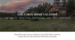 Desktop Screenshot of logcabinhomevacation.com